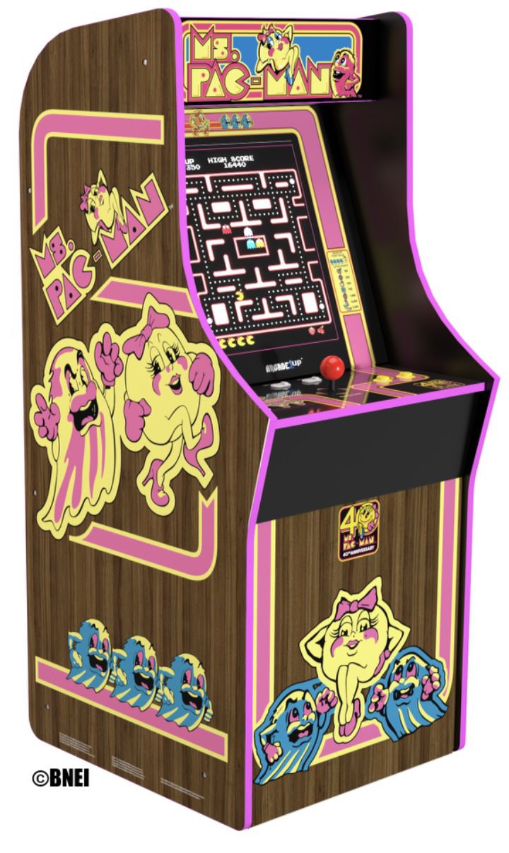 BrandNew Ms Pac-Man 40th anniversary Arcade1up arcade machine