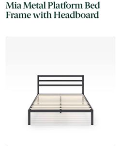 ZINUS Mia Platform Bed with Headboard (Full Size)
