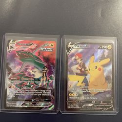 Rayquaza Vmax And Pikachu V