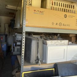 Metal Shelving Units-one Left 