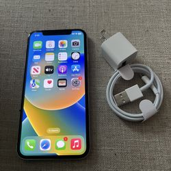 Apple iPhone X Silver 256gb Unlocked 