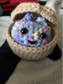 Crochet squishy dumpling