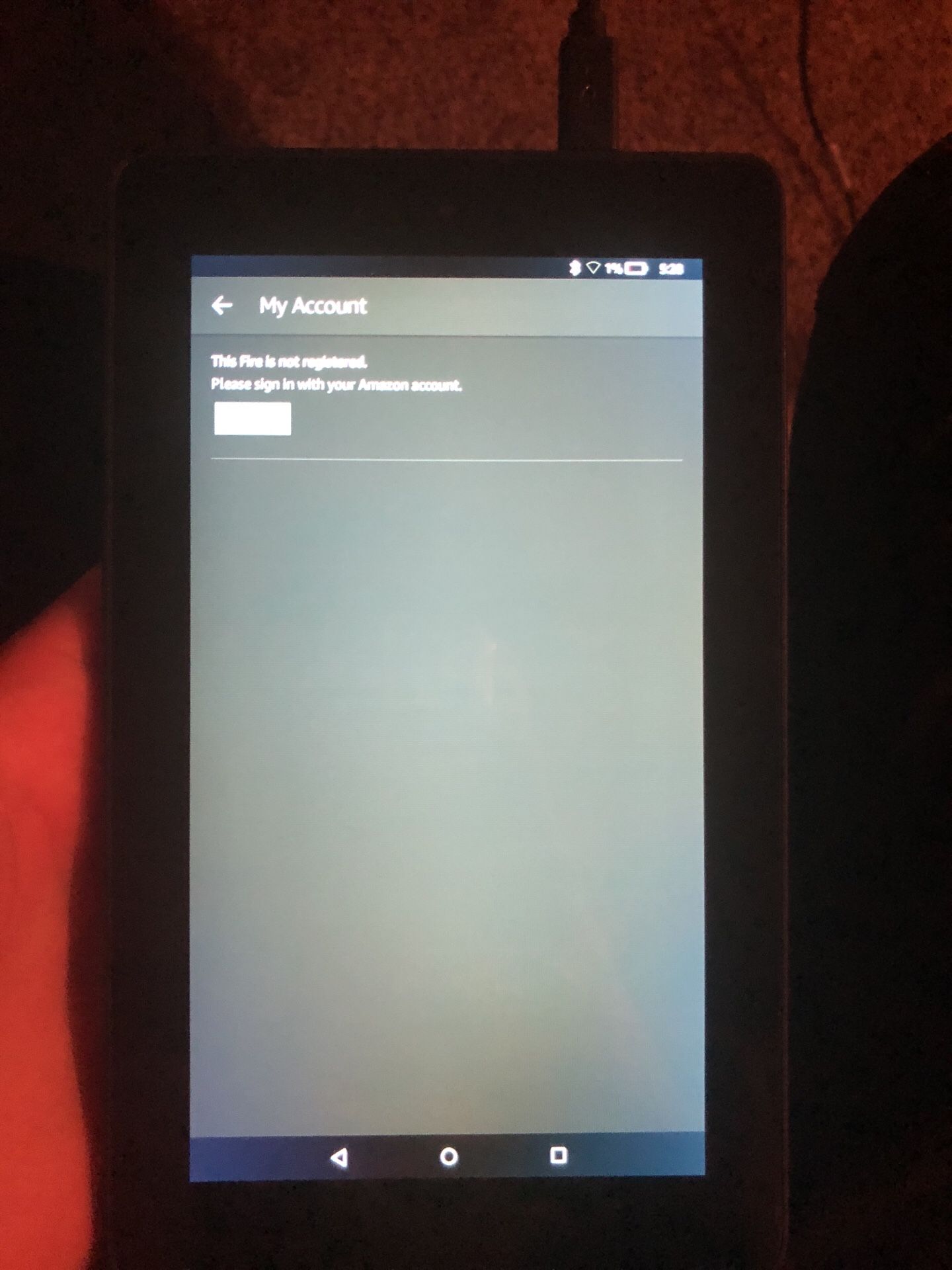 Kindle fire