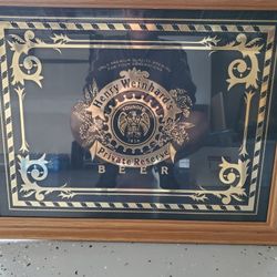 Vintage Sign Beer Henry Weinhard's Man Cave Poster