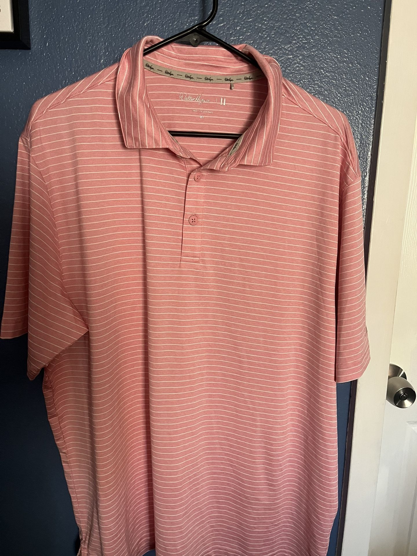 Salmon Walter Hagen Golf Shirt XL