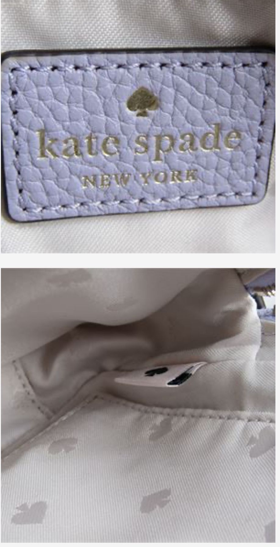 Kate Spade Lavender Bag