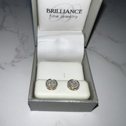 Diamond Earrings 10KYGEAR 0.29CT W 1.6GR