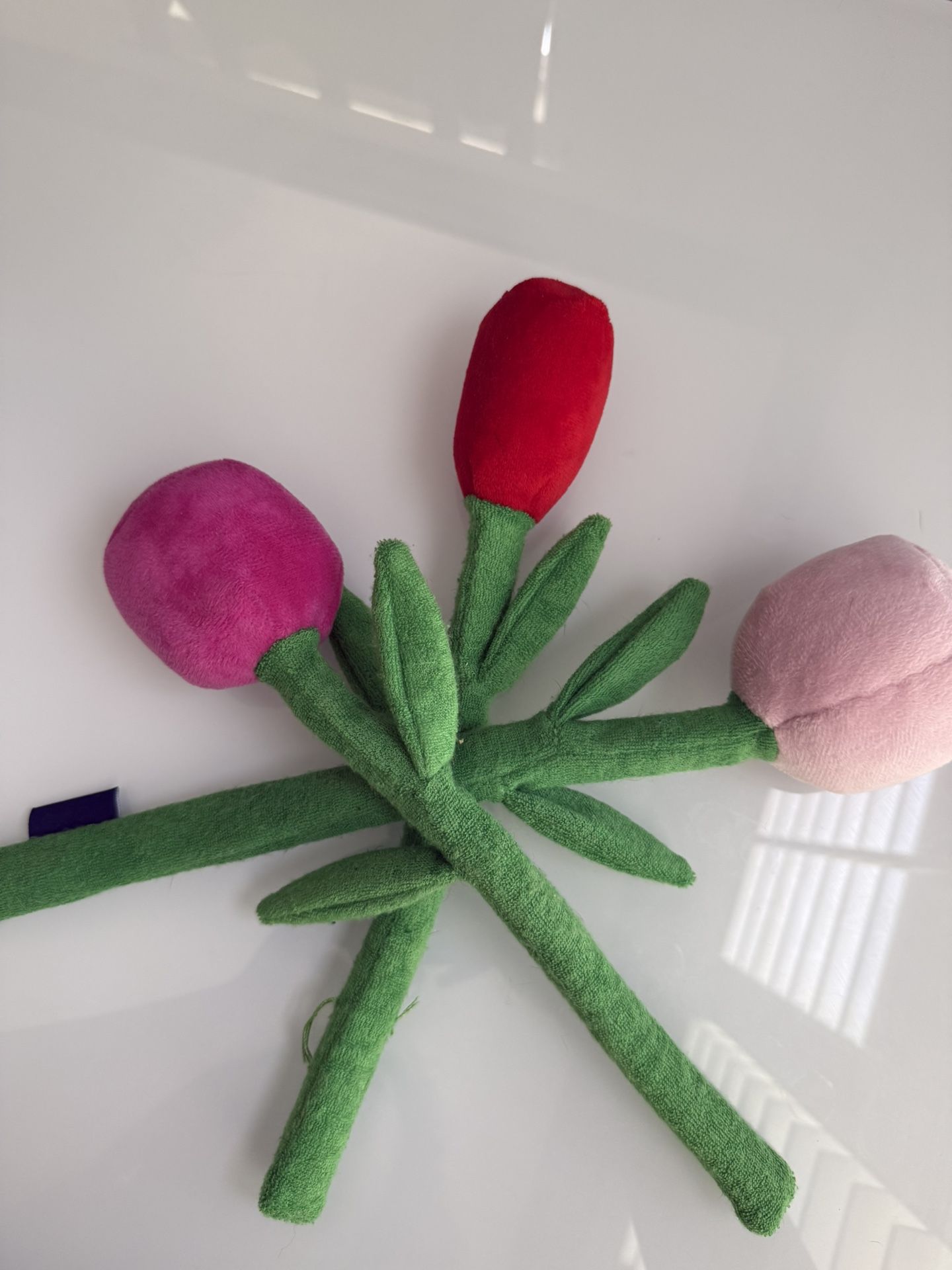 Squeaky Flower Dog Toy