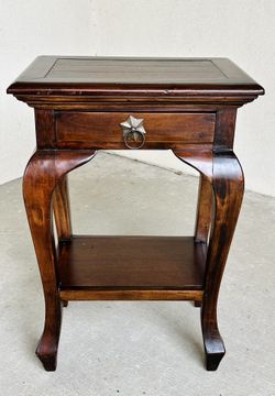 Wooden End Table 