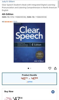 Judy B. Gilbert Clear Speech Student's Book with Integrated Digital Learning: Pronunciation and Listening Comprehension in North American English 4th