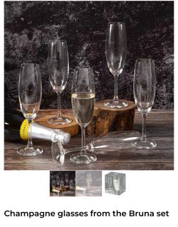 Bohemia Royal Crystal Bruna Flute – Set Of 6