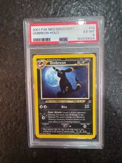 Umbreon Neo Discovery 13/75 PSA 6 Pokemon Card NEW CERT