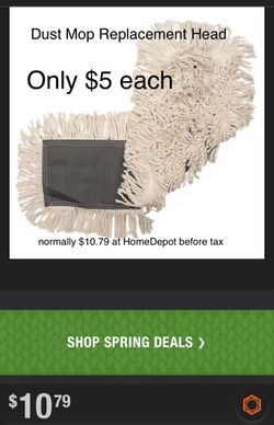 Dust Mop Replacement Heads