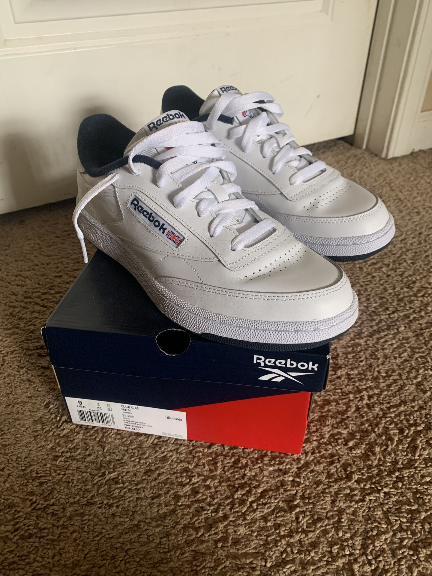 reebok club c 85 white/navy