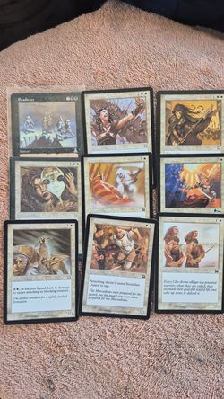 Collectible Vintage MTG, magic the gathering trading cards