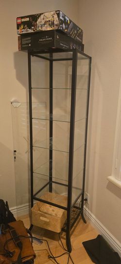 Ikea glass display cabinet