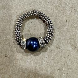 Cindy David Designs Blue Pearl Ring