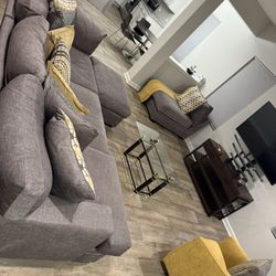 Couch Set With Moving Chair