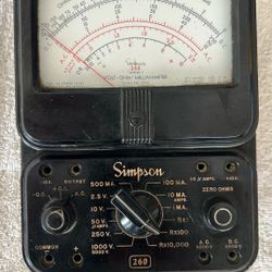 Simpson Multi Meter 
