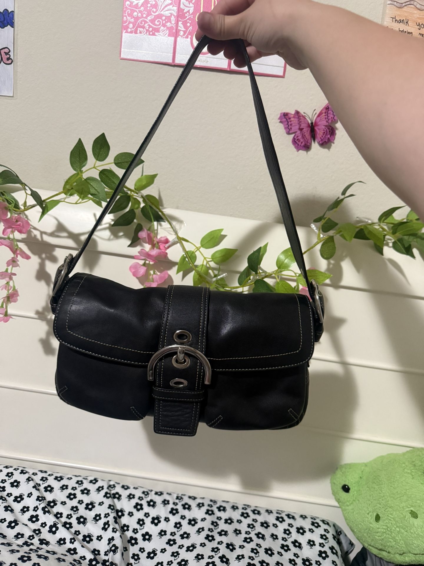 Double Pocket Leather Coach Soho