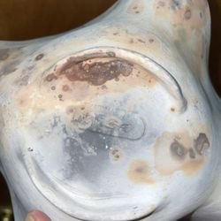 Pit Fired Wavy Catch Bowl