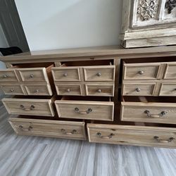 Dresser And Mirror/night Stand