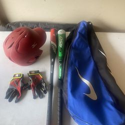 Nike Bsball Bag/Easton Bat’s/ & More