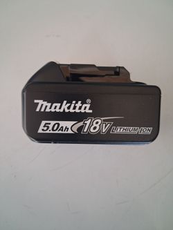 Makita 18v battery 5.0 new