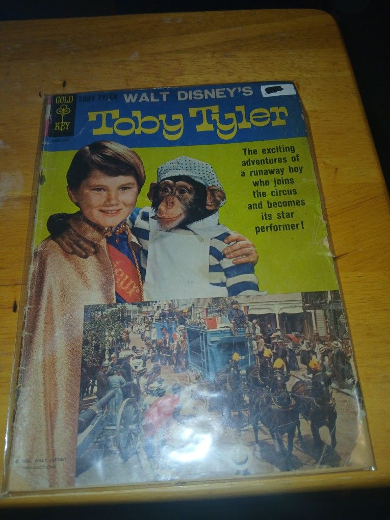 Walt Disney Toby Tyler Comic 1965 Gold Key Good