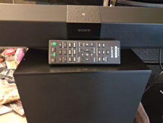 Sound bar and bass media center sony
