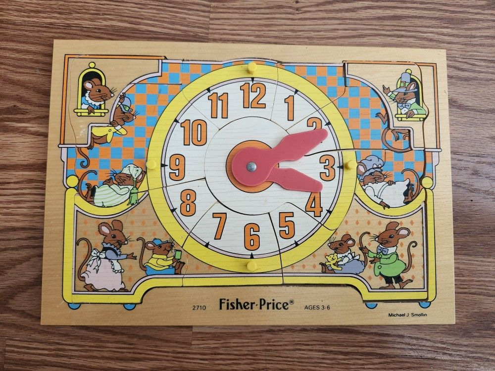 Vintage Wooden Fisher Price Puzzle