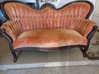 Vintage Victorian style loveseat