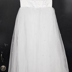 Child's Size 14 White Dress