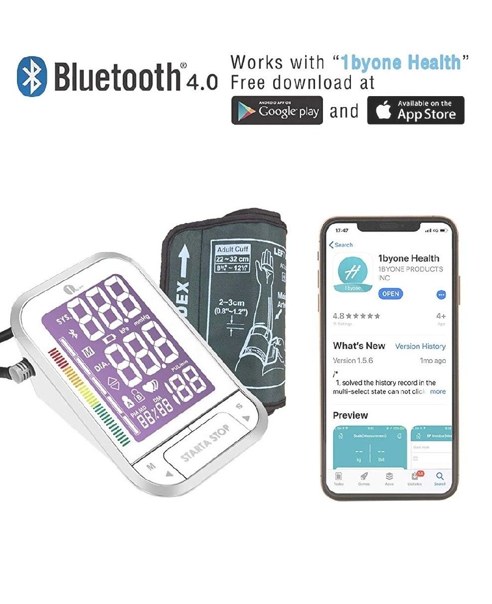 1 By One Blood Pressure Monitor