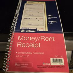 Receipt Book