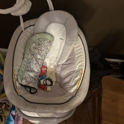 Baby Rocker And Changing Bed