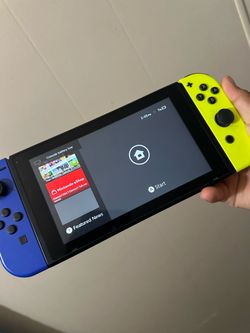Nintendo switch. With game