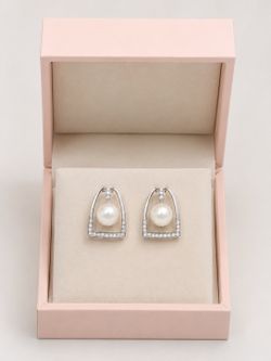 Authentic Freshwater Pearl Jewelry  Earrings