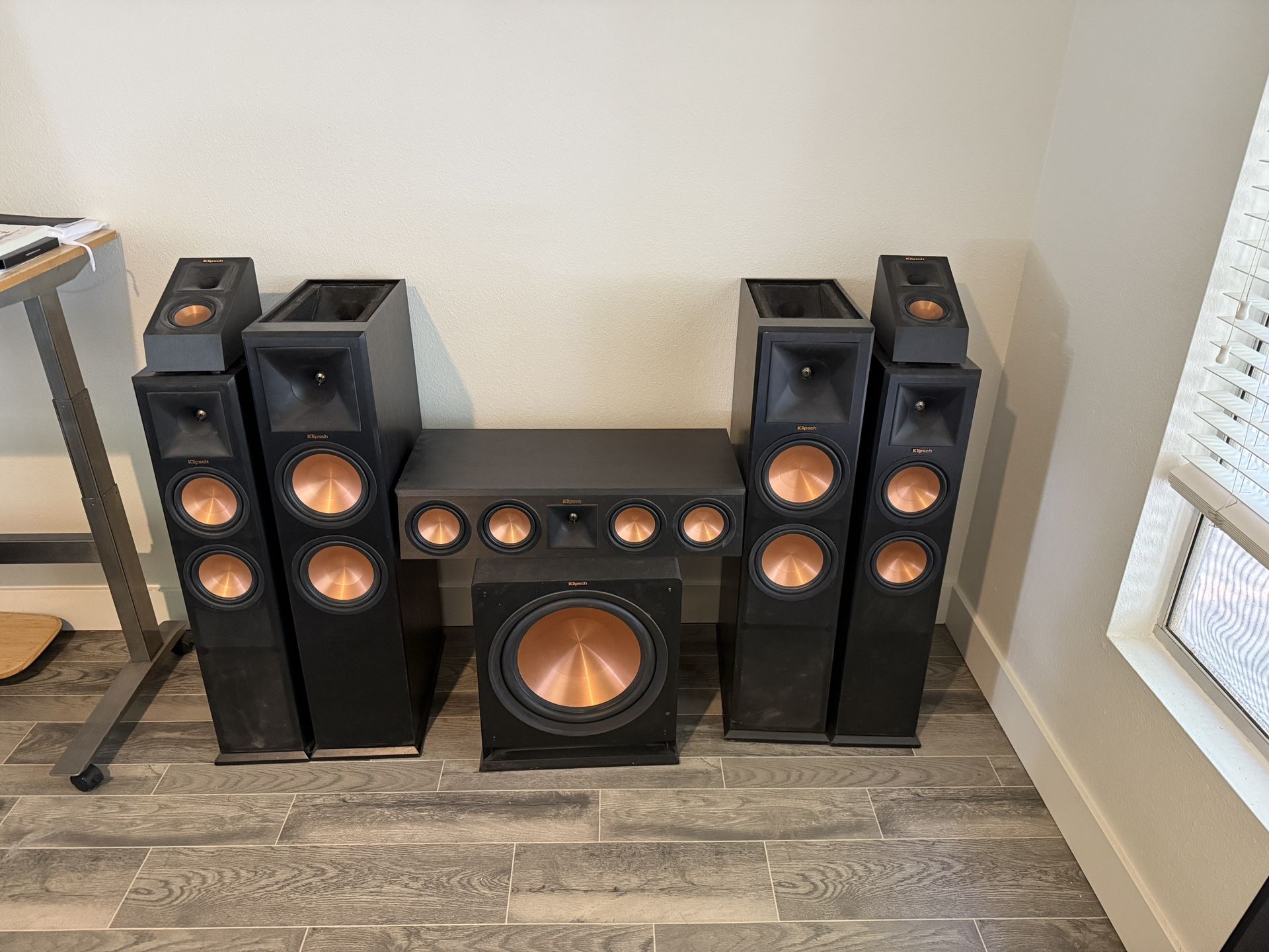 Klipsch 9.1 Surround Sound Speaker Setup