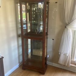 Curio Cabinet With Light 