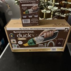 Brand New DUCK HANDVAC W/FREE REFILL
