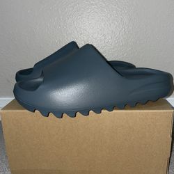 adidas Yeezy Slide Slate Marine Mens Size 10 New 