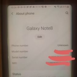 Samsung Galaxy Note 8- Great Condition