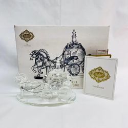 Godinger Crystal Wedding Coach - Brand New In Box