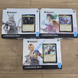 For Sale:
Brand New in Box Magic The Gathering Final Fantasy Collector's Edition Commander Deck Revival Trance And Counter Blitz,