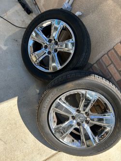 Acura MDX Chrome, 18 inch wheels and beautiful tires