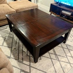 World Market Wooden Coffee Table 