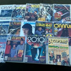 14x Star Wars, Star Trek, Starlog, Filmfax, Star Warriors, Fantasy, Independence Day magazines