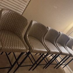 Set of 5 bar stools