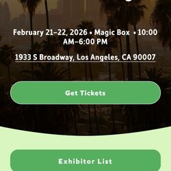Tickets For Plant Con LA